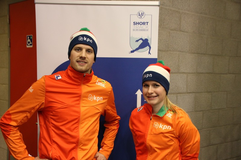 Freek van der Wart en Yara van Kerkhof EK 2015 IMG 8406
