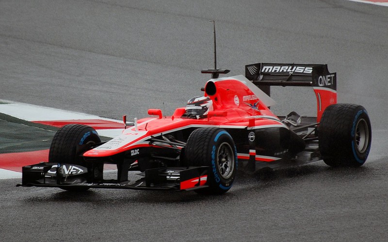 Marussia MR02 Chilton Barcelona Test 2 cropped