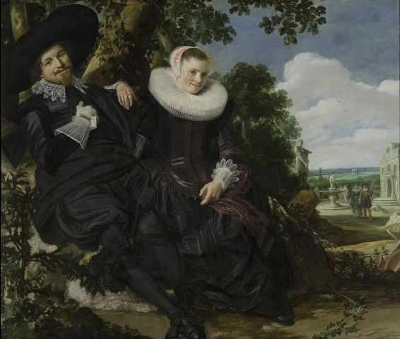 Huwelijksportret Isaac Massa en Beatrix van der Laen 1622