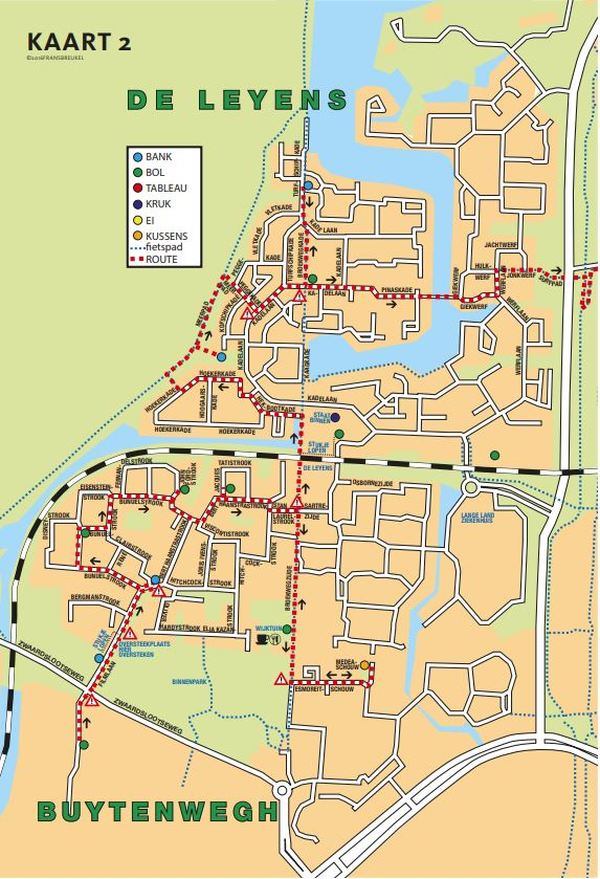 Startpunt route blad 2