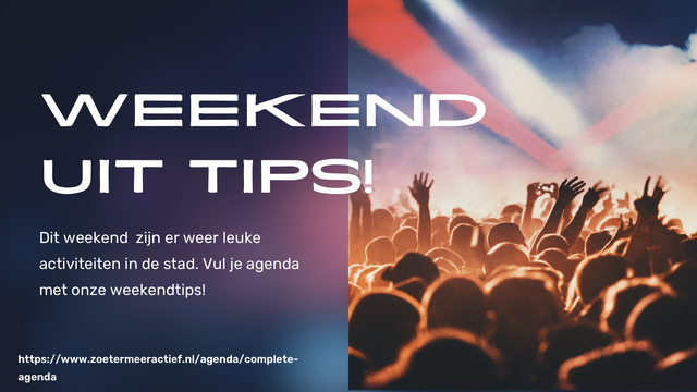 weekend uittips