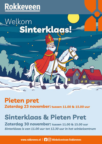 Sinterklaas Rokkeveen poster