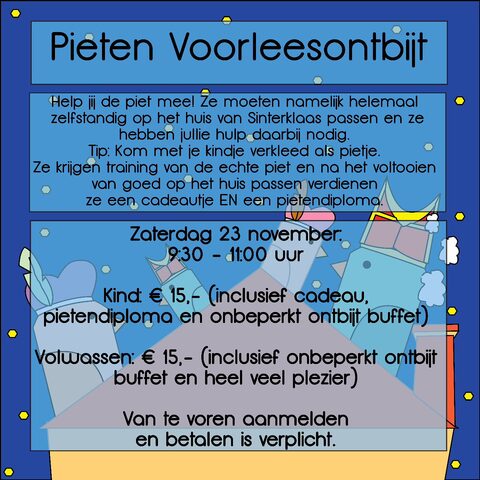 pieten voorleesontbijt