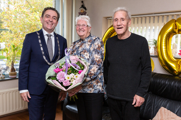 60 jarig bruidspaar Van Dijk 06