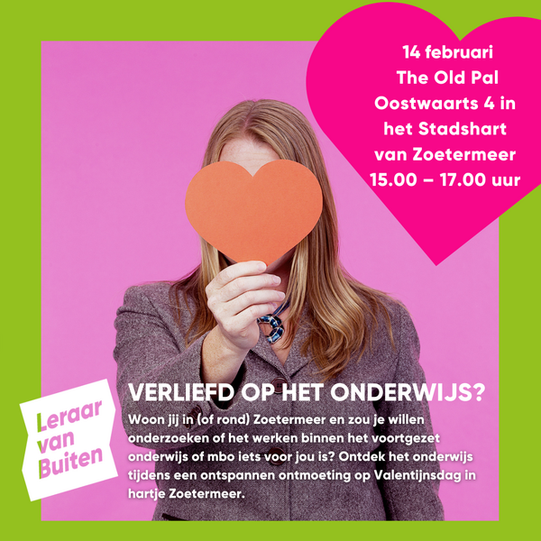 Verliefd op het onderwijs zoetermeer poster2