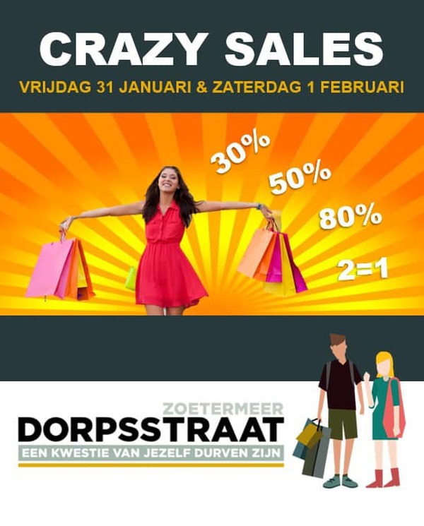 crazy sales Dorpsstraat