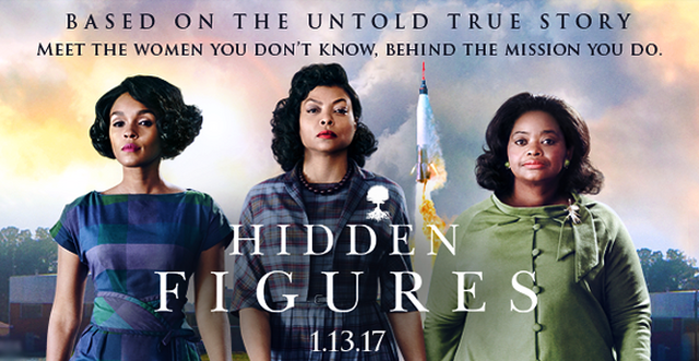 Een poster van de film Hidden Figures