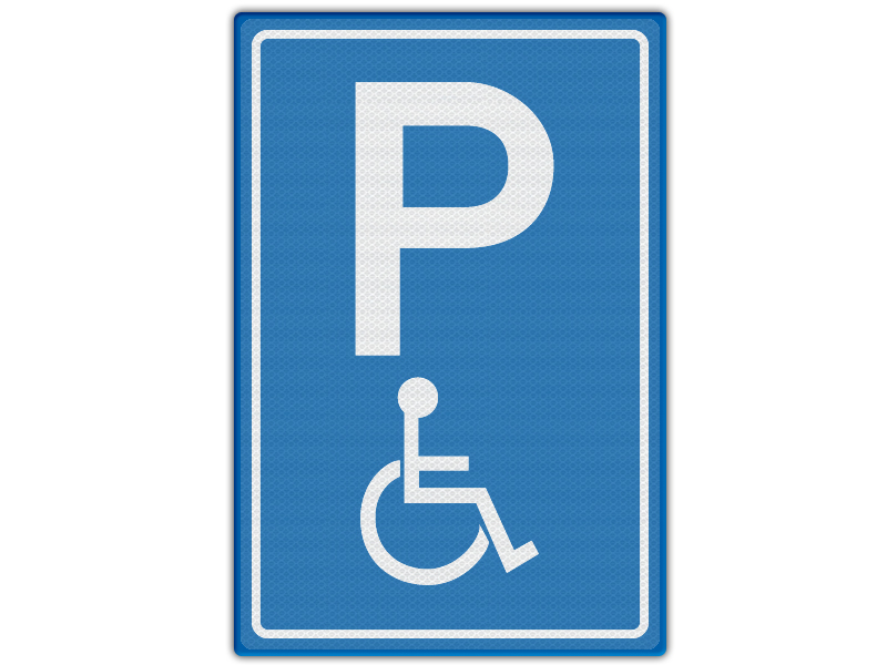 Verkeersbord-invalidenparkeerplaats